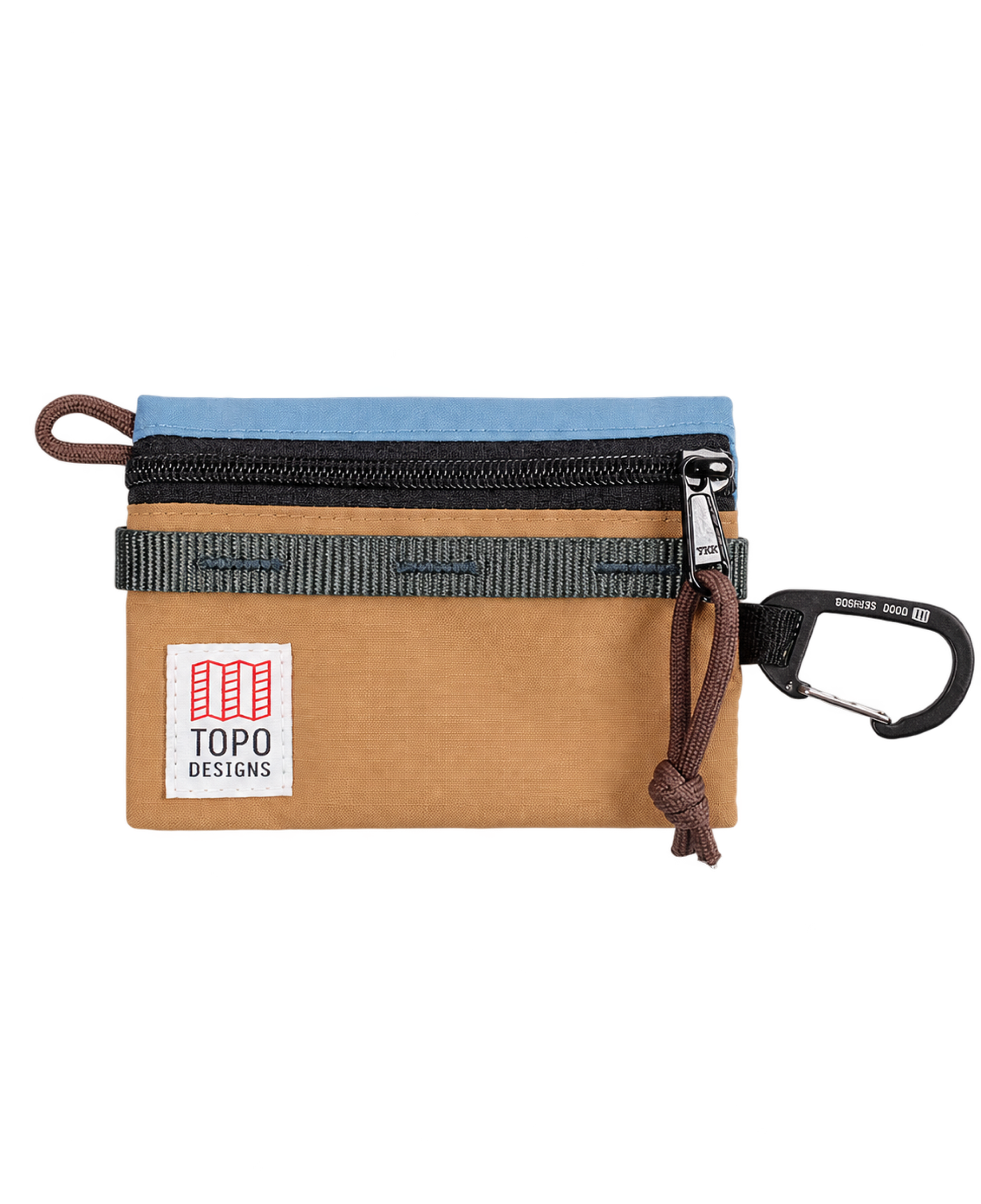 Mountain Accessory Bag River Blue/Brown Oak – vista frontal