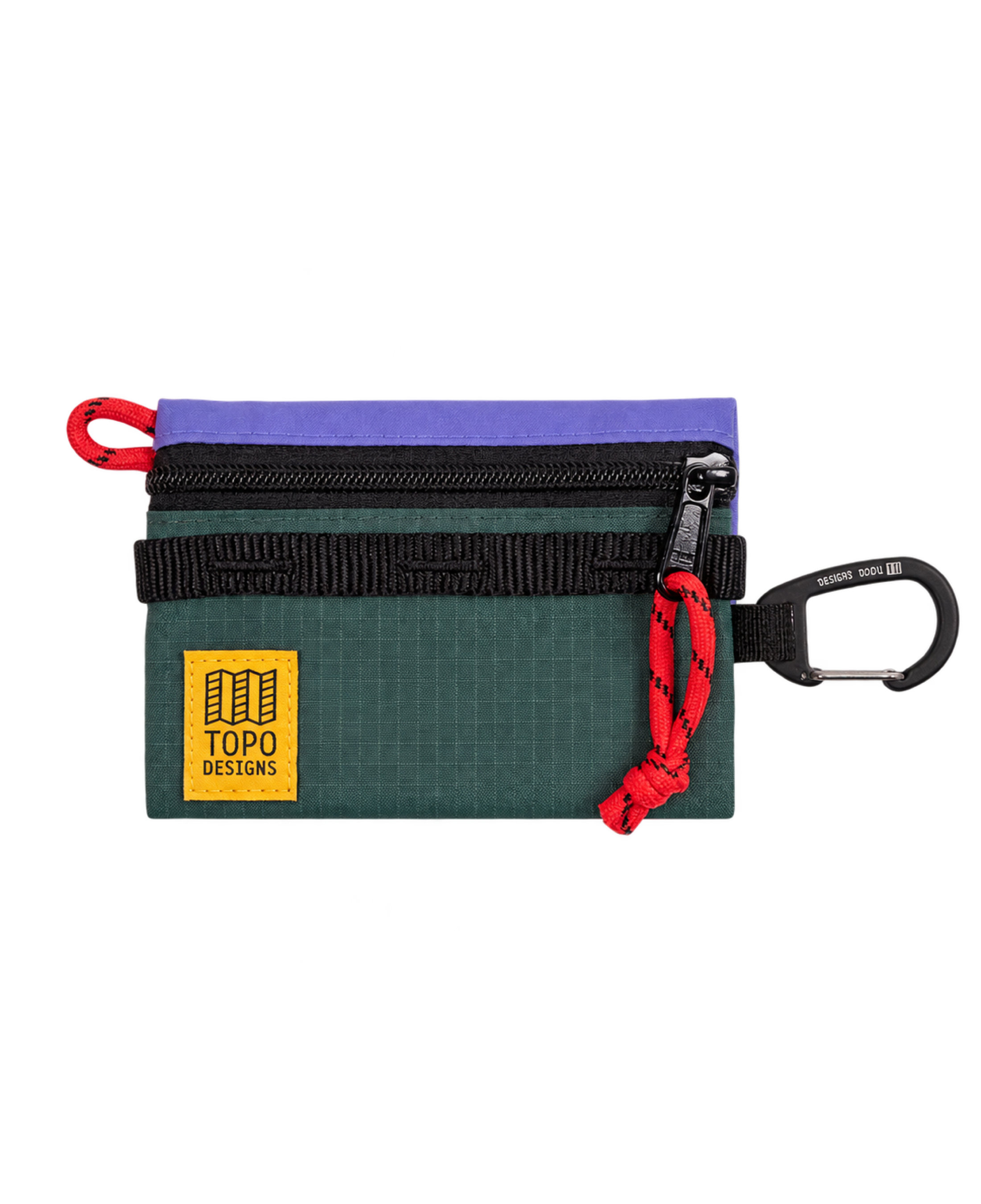Mountain Accessory Bag Very Peri/Forest – vista frontal