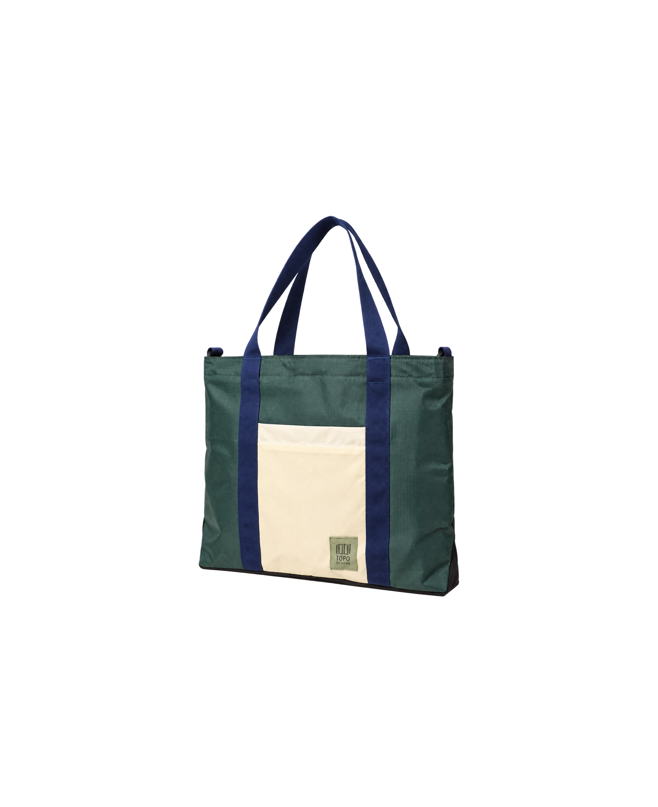 Bolso Topo Designs Mountain Essential Tote Forest/Bone White – vista frontal