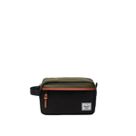 Neceser Herschel Chapter Travel Kit Black Ivy Green Chutney - ECRU