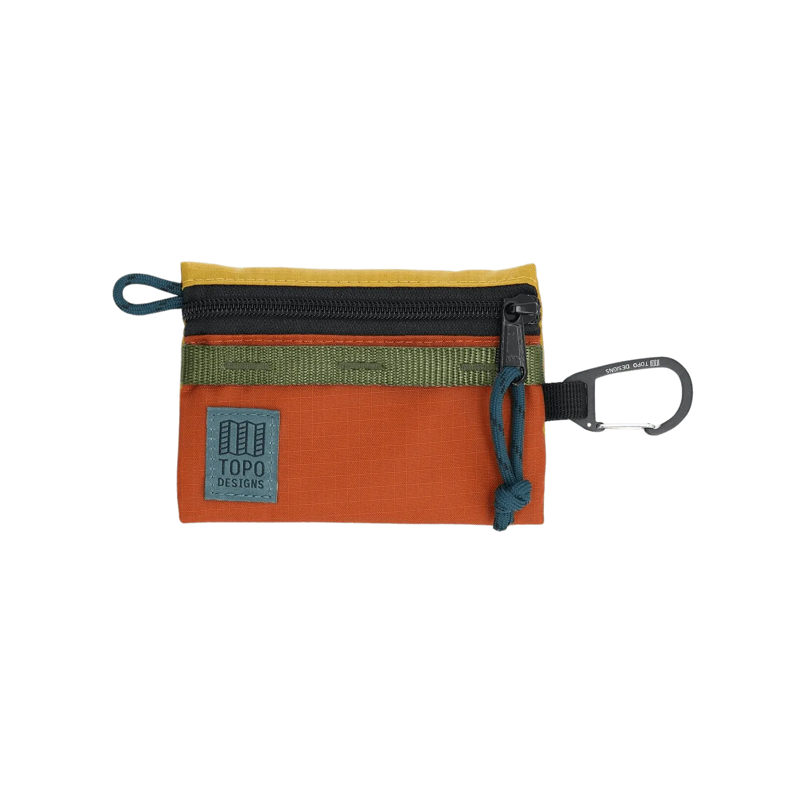 Neceser Topo Designs Mountain Micro Accesory Bag Mustard Clay - ECRU