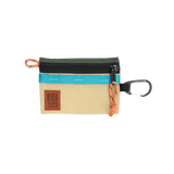 Neceser Topo Designs Mountain Micro Accesory Bag Olive Hemp - ECRU