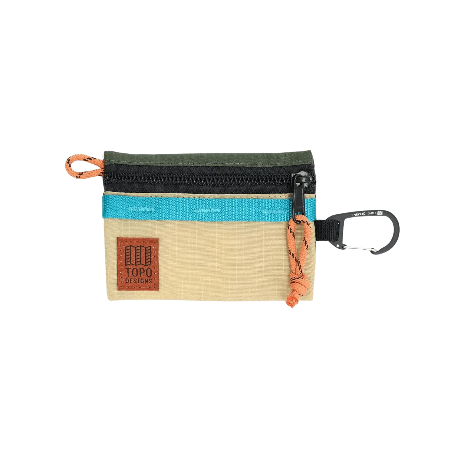 Neceser Topo Designs Mountain Micro Accesory Bag Olive Hemp - ECRU