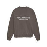 Sudadera New Amsterdam Logo Crewneck Falcon vista trasera