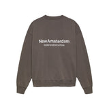 Sudadera New Amsterdam Logo Crewneck Falcon vista trasera