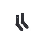 Calcetines New Amsterdam Embroidered Socks Caviar vista trasera