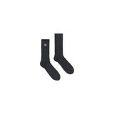 Calcetines New Amsterdam Embroidered Socks Caviar vista trasera