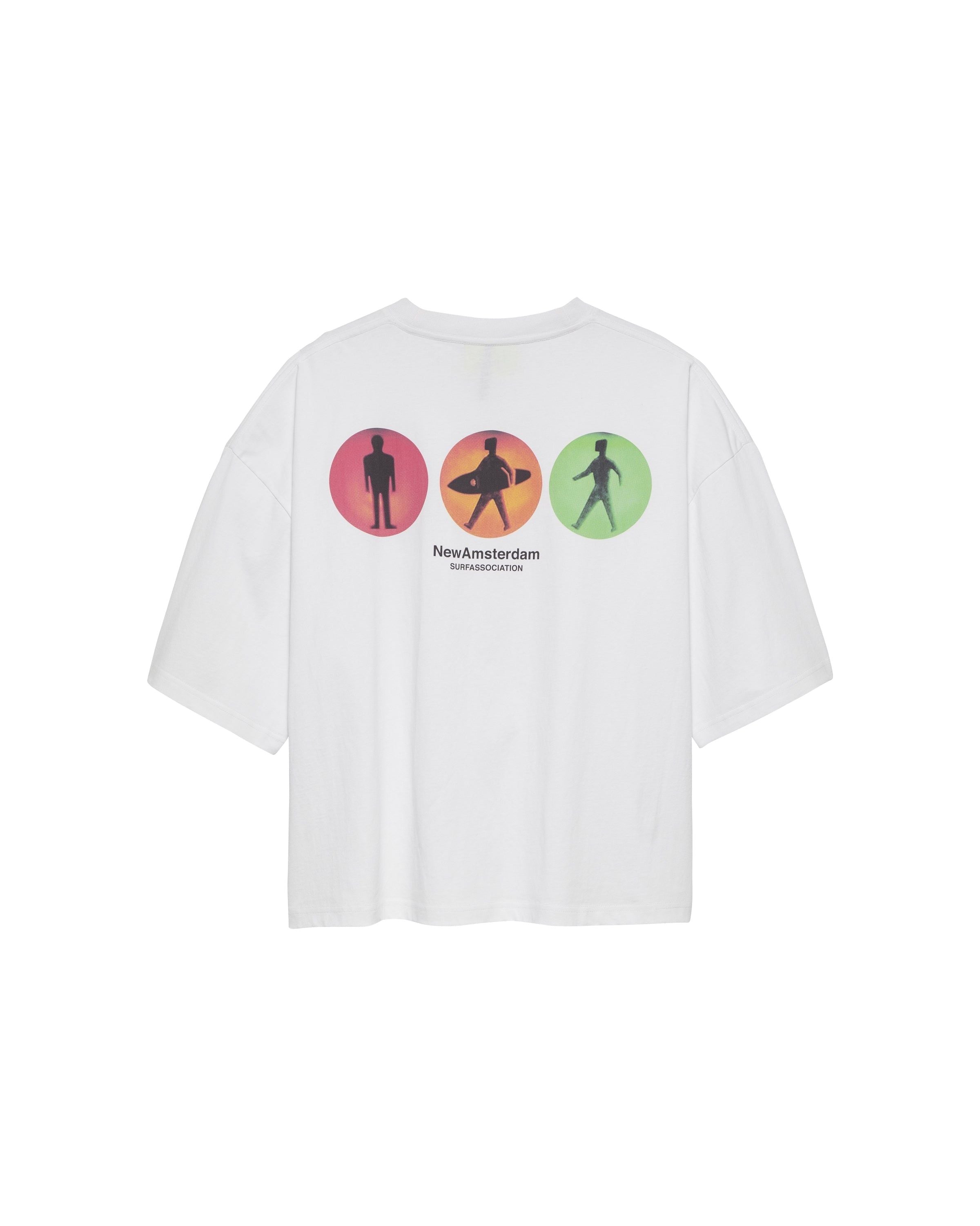 Camiseta New Amsterdam Traffic Tee White vista trasera