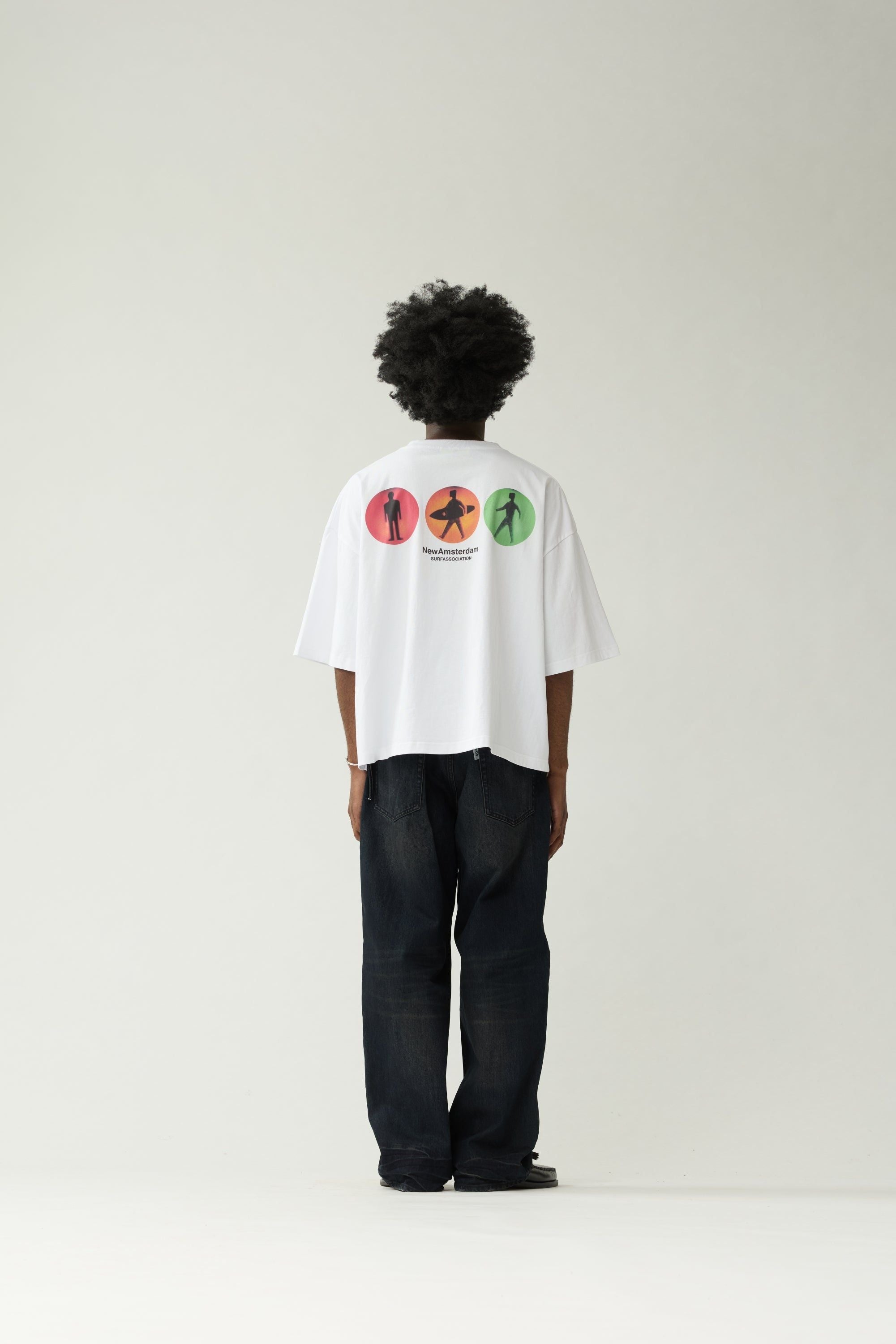 Detalle de camiseta New Amsterdam Traffic Tee White