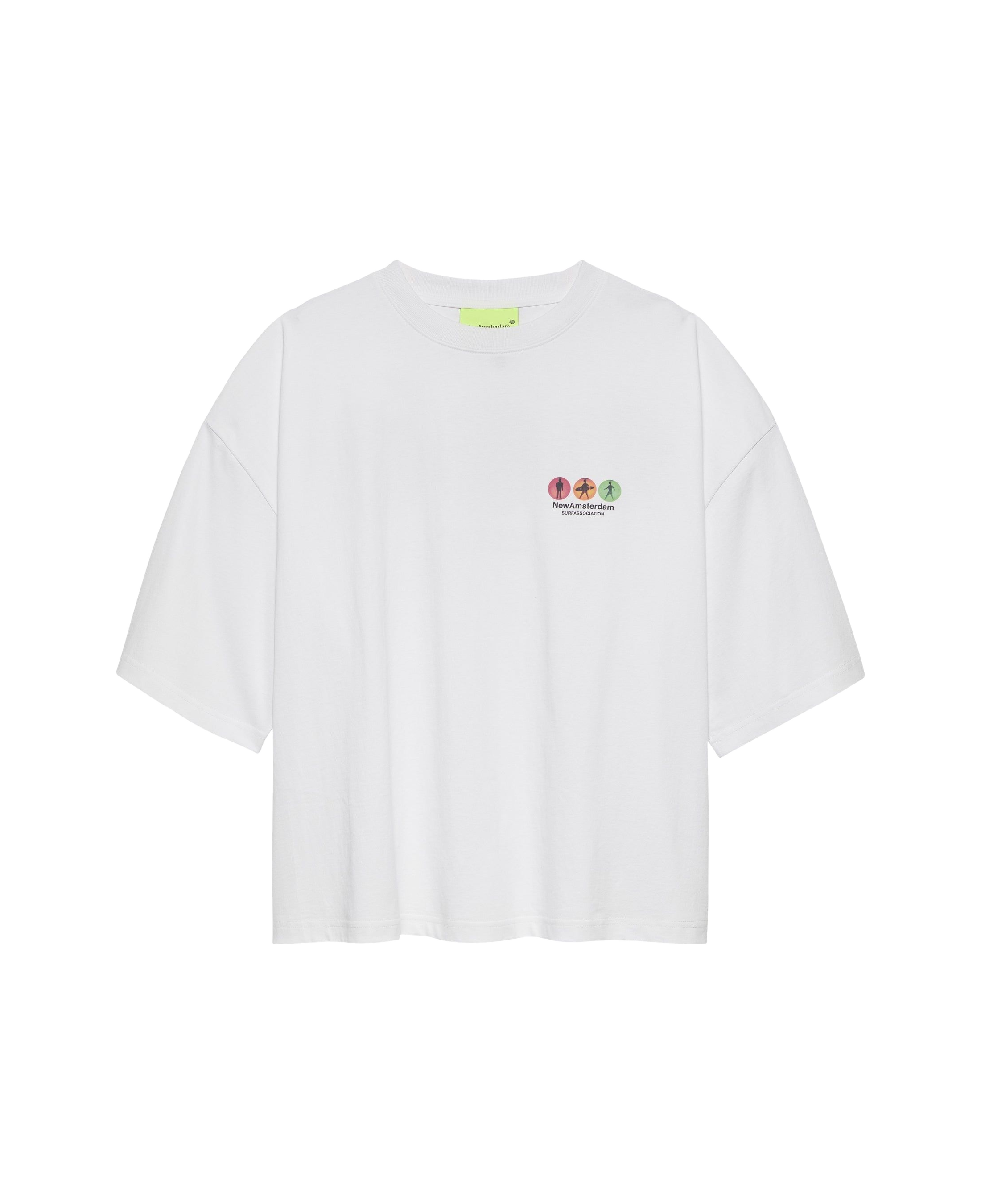 Camiseta New Amsterdam Traffic Tee White vista frontal