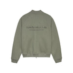 Chaqueta New Amsterdam Waffle Zip Up Sea Grass vista trasera