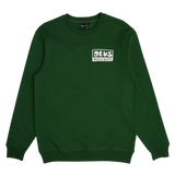 DEUS EX MACHINA Nice To See You Crew Hillside Green Sweatshirt