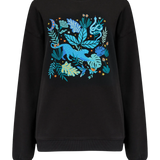 Sudadera SUGARHILL Noah Washed Black Jungle Blues