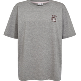Camiseta NÜMPH Nuprema Oversize Medium Grey