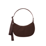Bolso BAGGU Small Nylon Crescent Coffee