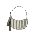 Bolso BAGGU Small Nylon Crescent Sage Stripe