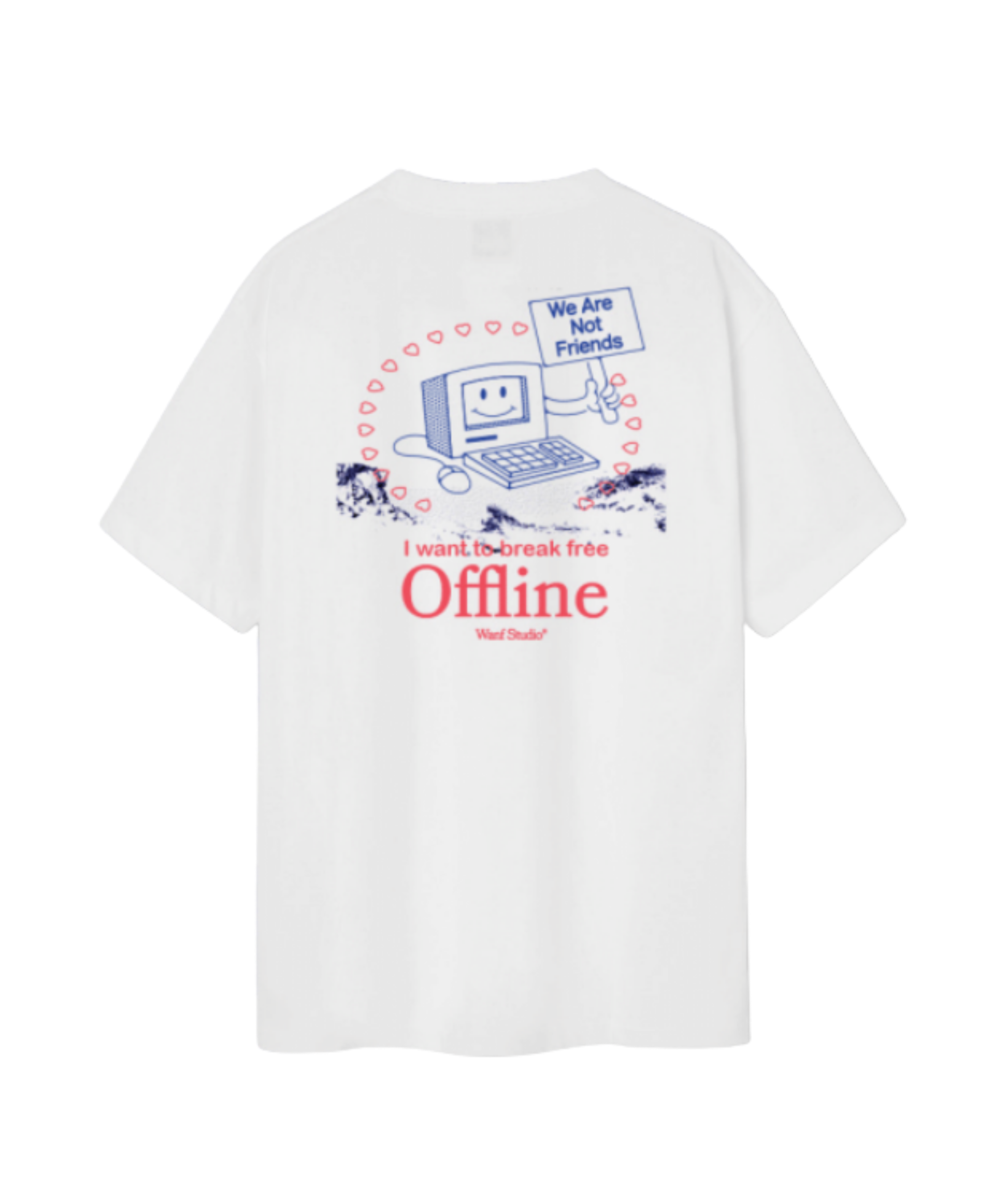 Camiseta WE ARE NOT FRIENDS Offline System