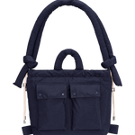 Bolso mochila ÖLEND Rain Ona Navy en azul marino, flat frontal