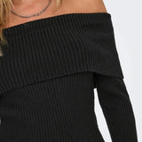 Jersey ONLY Katia Off Shoulder Black