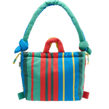 Bolso Mochila ÖLEND Ona Soft Cotton Colorful Stripes