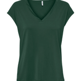 Camiseta ONLY Cuello Pico Free Sycamore