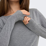 Camiseta JDY Mully Dark Grey Melange