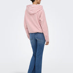 Chaqueta ONLY Skylar Misty Rose en modelo vista trasera