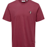 Camiseta Only&Sons Abe Life Maroon