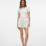 Shorts VERO MODA Natali Snow white Clear White