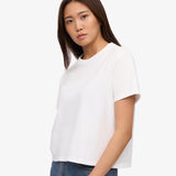 Camiseta COLORFUL STANDARD Women Orgánica Crop Optical White