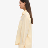 COLORFUL STANDARD Damen Oversize Weiches Gelbes Hemd 