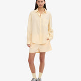 COLORFUL STANDARD Damen Oversize Weiches Gelbes Hemd 