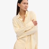 COLORFUL STANDARD Damen Oversize Weiches Gelbes Hemd 