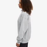 Sudadera COLORFUL STANDARD Unisex Quarter Zip Orgánica Faded Grey