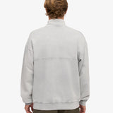 Sudadera COLORFUL STANDARD Unisex Quarter Zip Orgánica Faded Grey