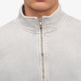 Sudadera COLORFUL STANDARD Unisex Quarter Zip Orgánica Faded Grey