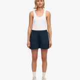 Pantalones Cortos COLORFUL STANDARD Twill Women Navy Blue