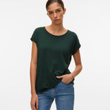 Camiseta VERO MODA plain Pine grove Dark Green