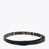 Pack Cinturón LOLA CASADEMUNT Reversible con Hebilla Intercambiable Animal Print