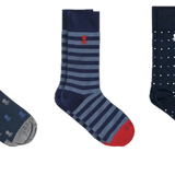 Pack de 3 Calcetines El Pulpo Blue Shadows - ECRU