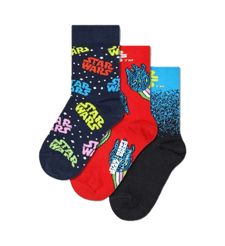 Pack de 3 Calcetines Happy Socks Star Wars™ Kids Gift Set - ECRU