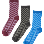 Pack de 3 Calcetines Nümph Shine Glitter - ECRU