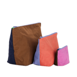 Pack de 3 Neceseres Baggu Go Pouch Set Night Lights - ECRU