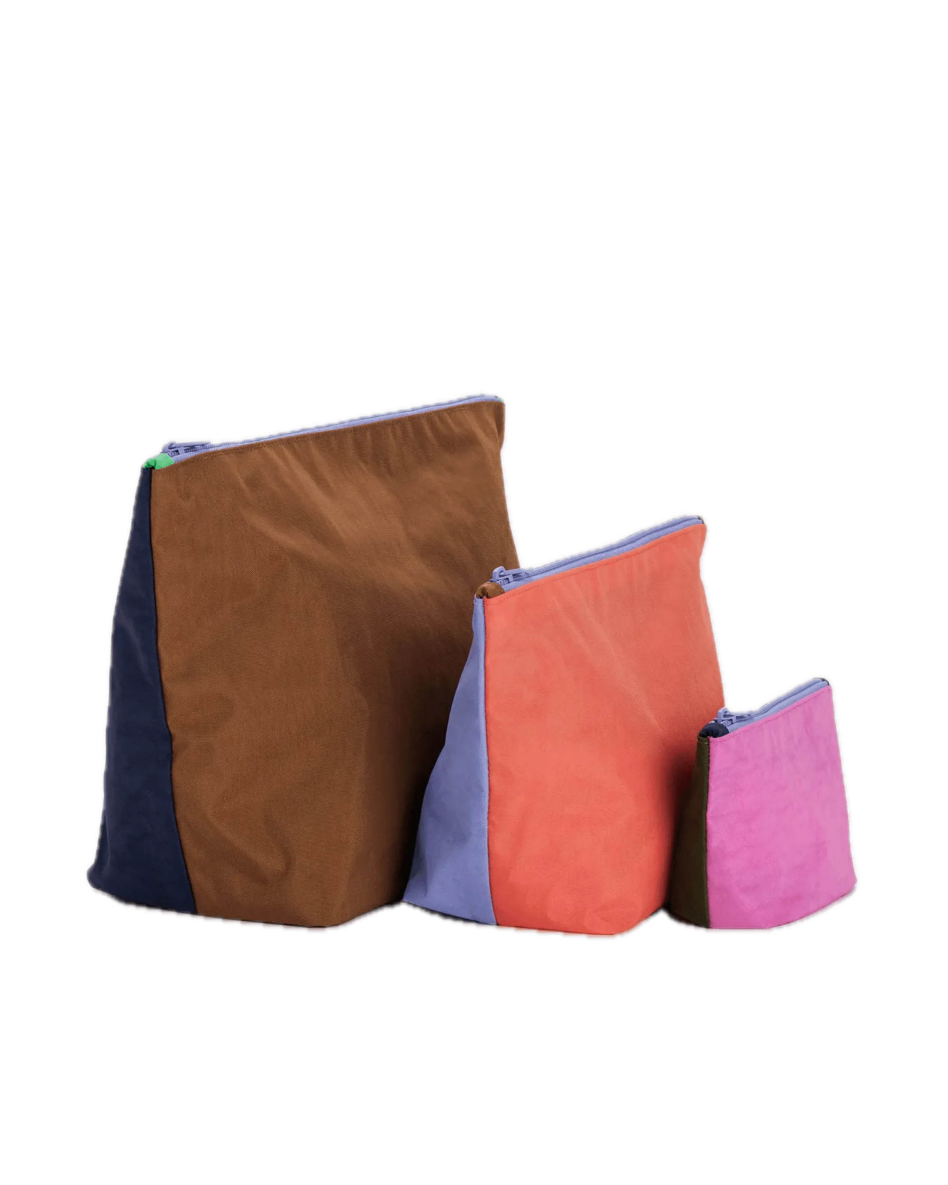 Pack de 3 Neceseres Baggu Go Pouch Set Night Lights - ECRU