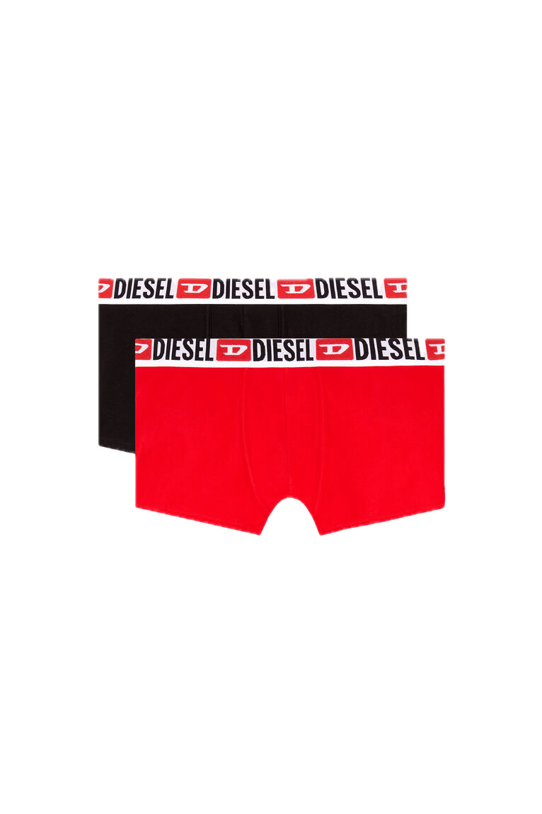 Pack de Dos Calzoncillos Diesel Boxers Negro y Rojo - ECRU