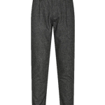 Pantalón Anerkjendt de Lana Pleat Dark Grey - ECRU