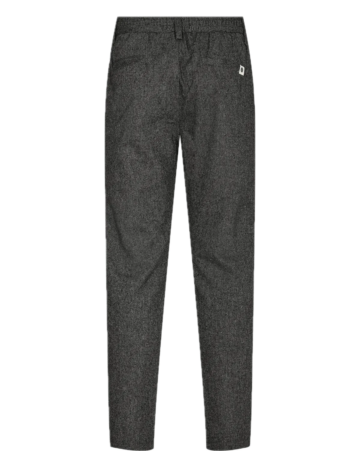 Pantalón Anerkjendt de Lana Pleat Dark Grey - ECRU