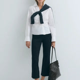 Pantalón ESE O ESE Capri Negro