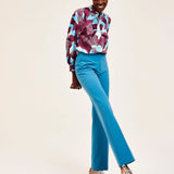 Pantalón CKS Thibis Blue - ECRU