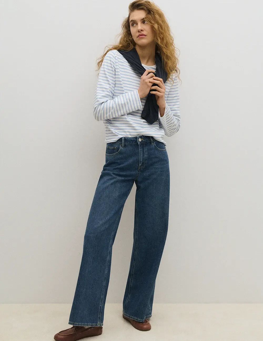 Pantalón ESE O ESE Cooper Wide Medium Blue